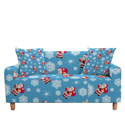 50% OFF Luxury Thick Christmas Prints Elastic Couch Sofa Cover - 