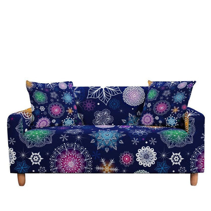 50% OFF Luxury Thick Christmas Prints Elastic Couch Sofa Cover