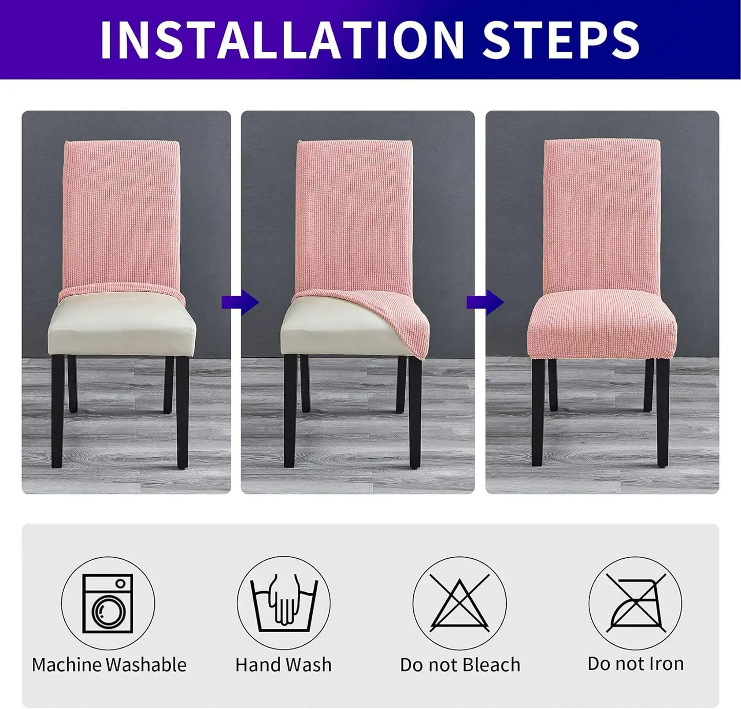 EverClean™ Modern Waterproof Stretch Dining Chair Covers