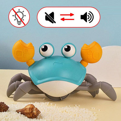 Cute Sensing Crawling Crab Helps with Tummy Time