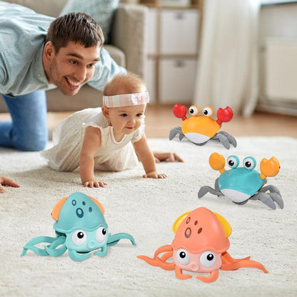 Cute Sensing Crawling Crab Helps with Tummy Time