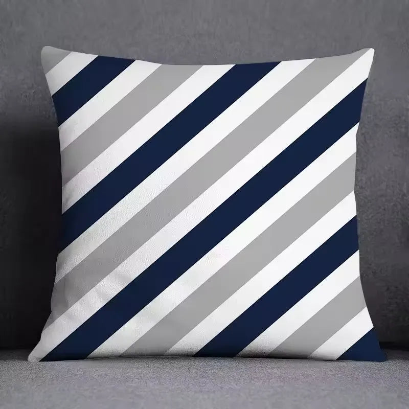 Cozy Geometric Pillow Cover