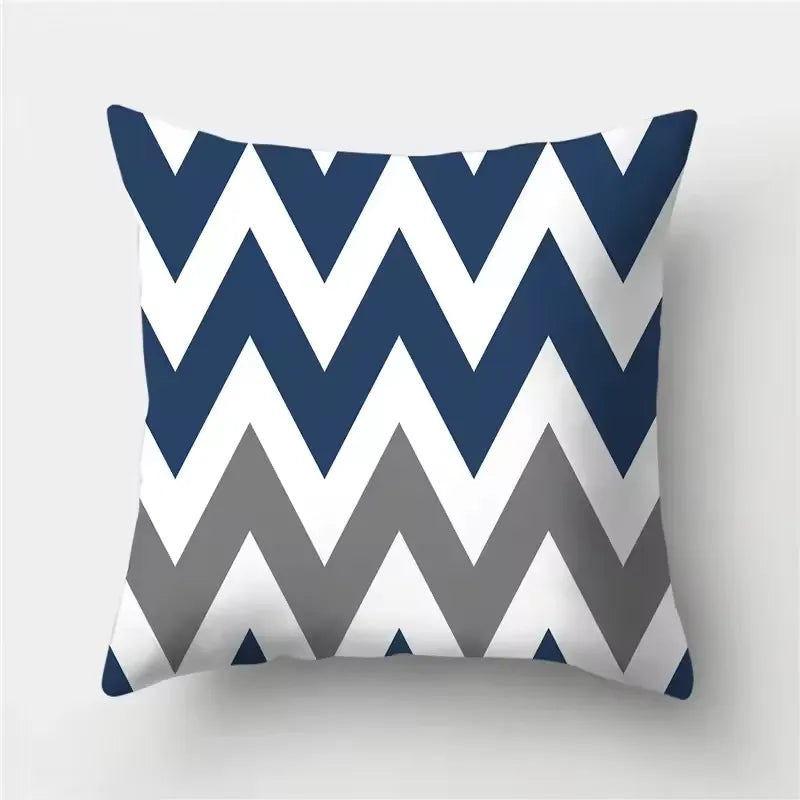 Cozy Geometric Pillow Cover