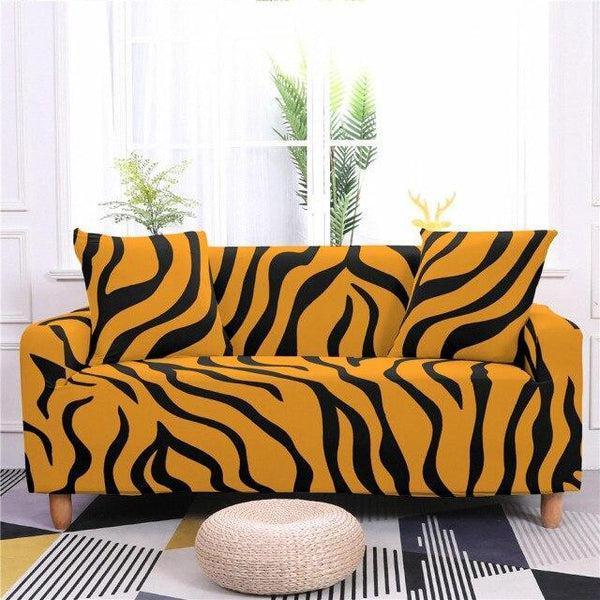 Animal Leopard Tiger Print Sofa Slip Covers - 