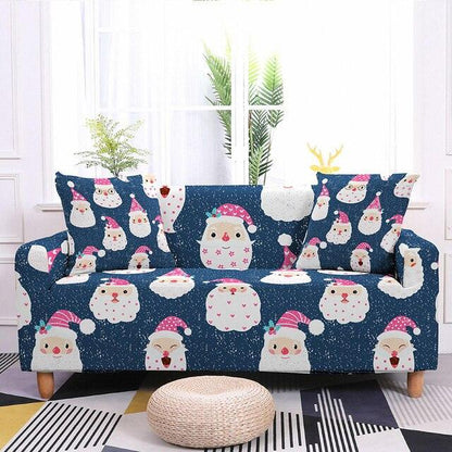 Assorted Christmas Prints Elastic Sofa Cover