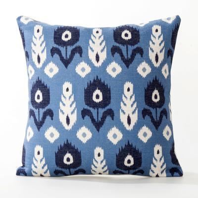 Blue Beige Nordic Pillow Covers - 