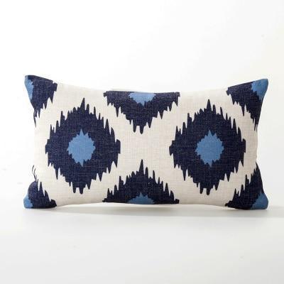 Blue Beige Nordic Pillow Covers - 