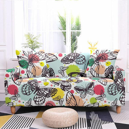 Bohemian Butterflies Couch Covers | Boho Sofa Cover - 