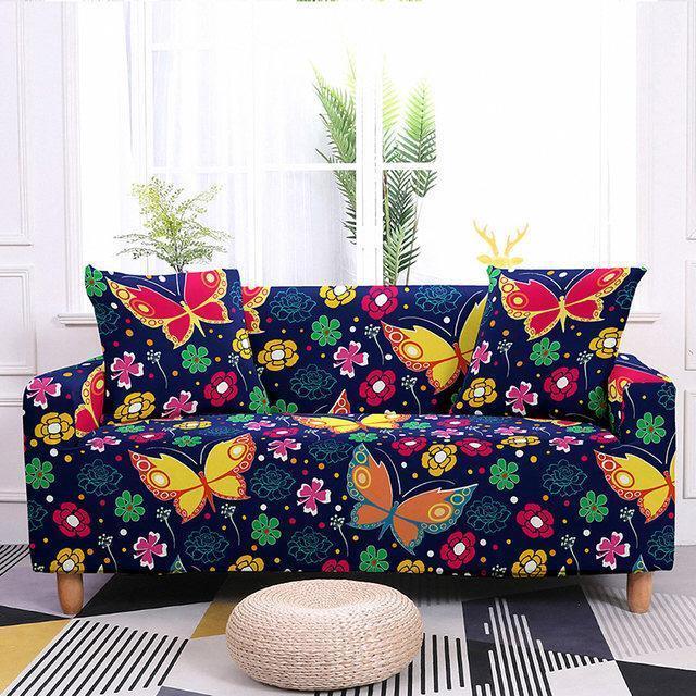 Bohemian Butterflies Couch Covers | Boho Sofa Cover - 