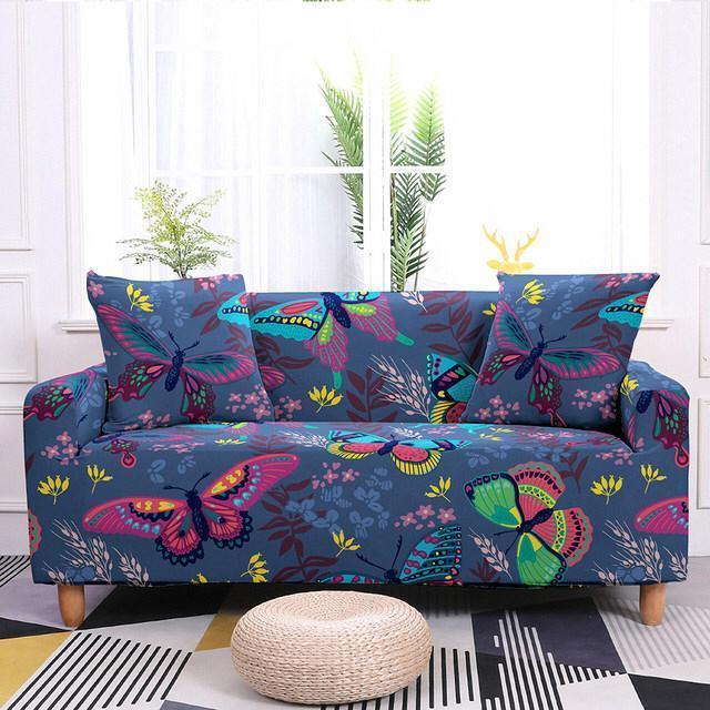 Bohemian Butterflies Couch Covers | Boho Sofa Cover - 