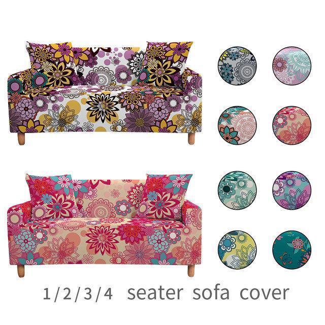 Bohemian Mandalas Couch Covers | Boho Sofa Cover