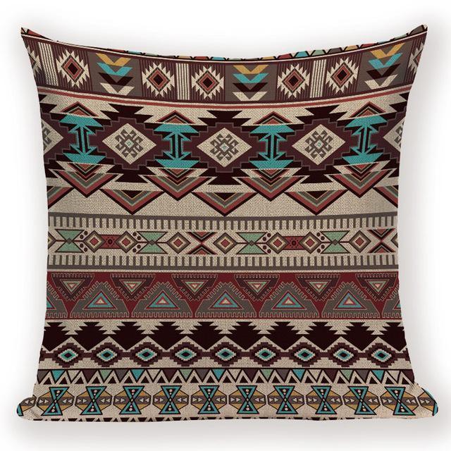 Boho Retro Quilt Pattern Pillow Cases - 