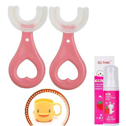 BUY 2 GET 1 FREE🎁360° Kids U-Shaped Toothbrush