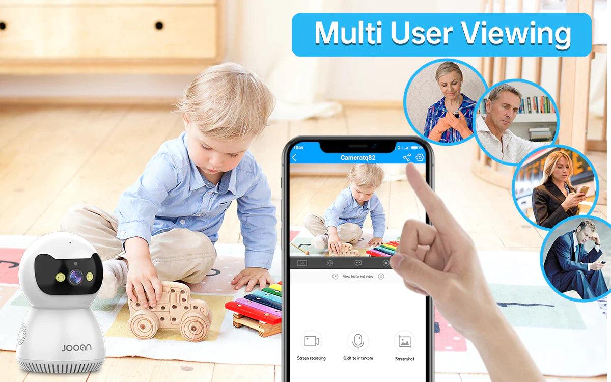 CoolMultiStore™ Wireless Night Vision HD Smart Baby Monitor - With Mobile App