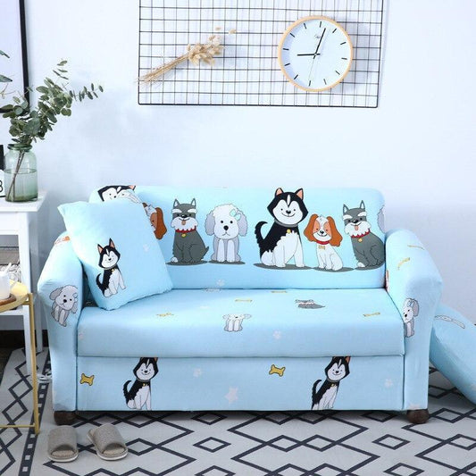 Cute Dog Sofa Cover Pattern