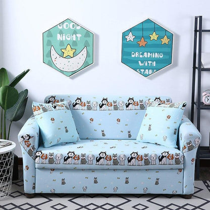 Cute Dog Sofa Cover Pattern