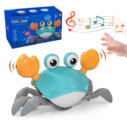 CUTE SENSING CRAWLING CRAB Helps with Tummy Time