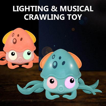 CUTE SENSING CRAWLING CRAB Helps with Tummy Time