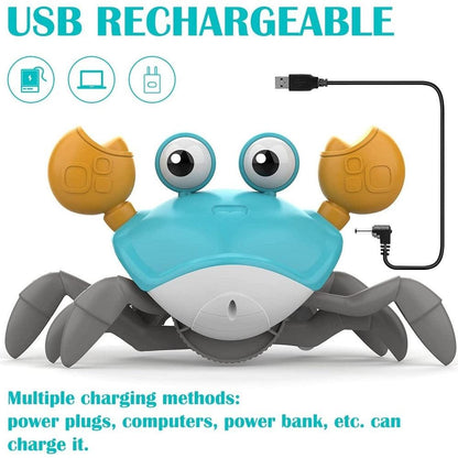 Cute Sensing Crawling Crab Helps with Tummy Time