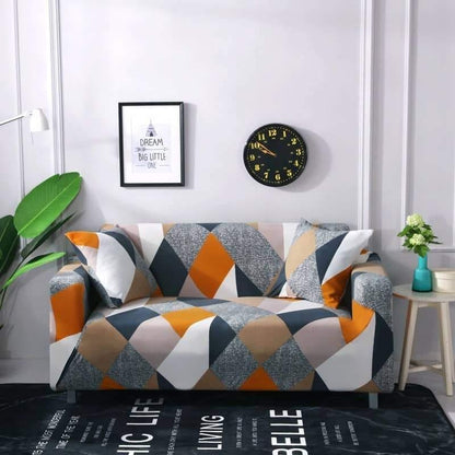 Easy-going Elastic Sofa Cover - Art Deco - 