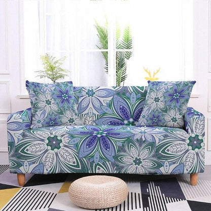 Elastic Floral Print Sofa/Couch Cover