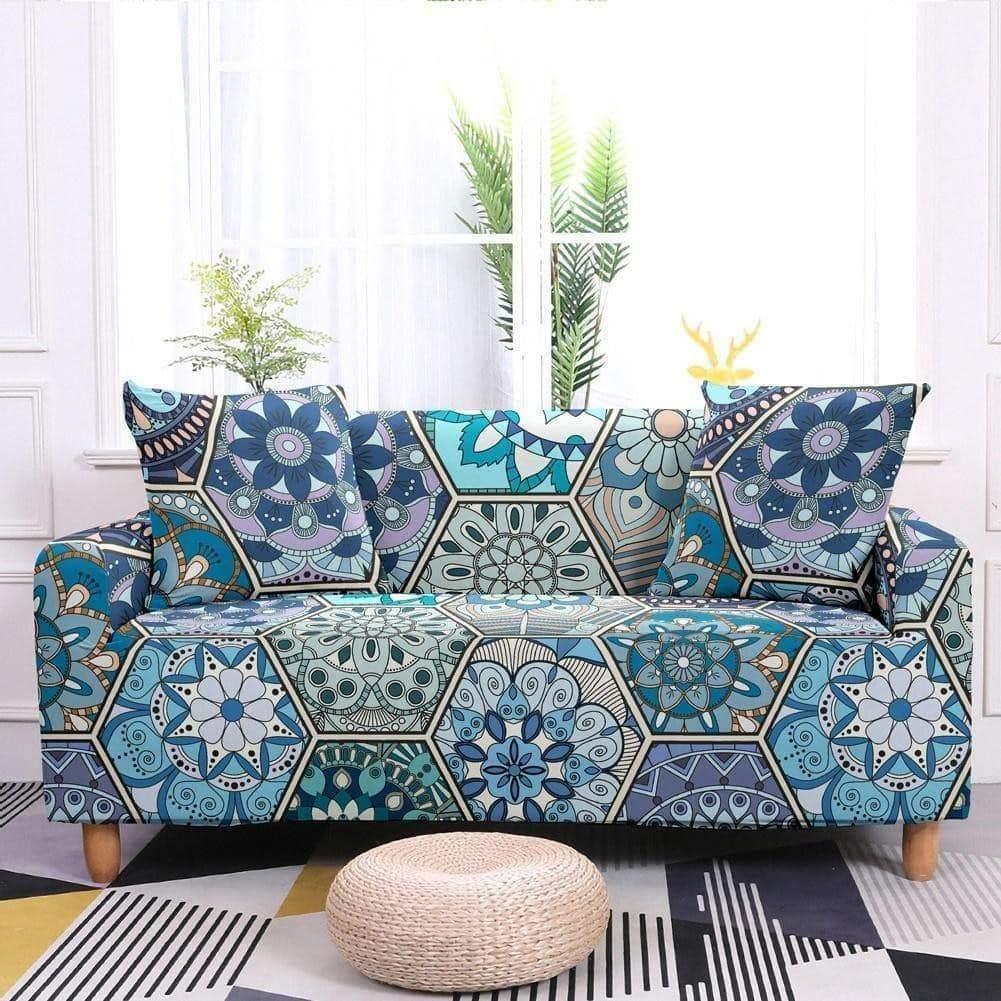 Ethnic Flower Bohemian Covers Elastic Sofa Cover 2020 - 