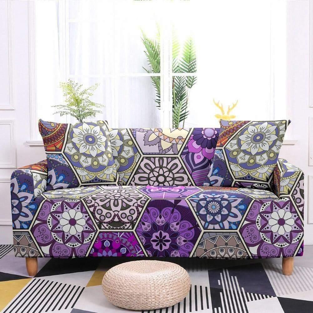 Ethnic Flower Bohemian Covers Elastic Sofa Cover 2020 - 