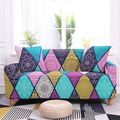 Ethnic Flower Bohemian Covers Elastic Sofa Cover 2020 - 