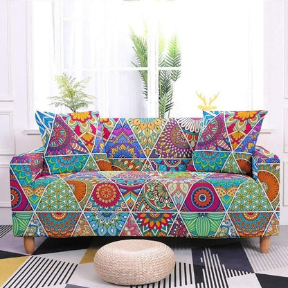 Ethnic Flower Bohemian Covers Elastic Sofa Cover 2020 - 