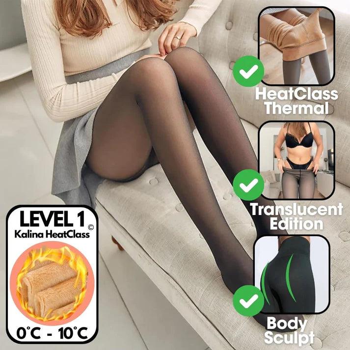 Flawless Legs Fake Translucent Warm Plush Tights - Unmatched Comfort & Style!