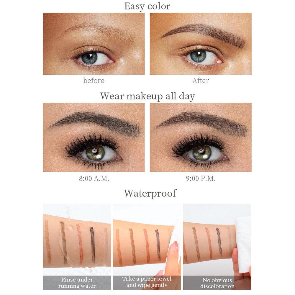 FlawlessBrow™ 4D Waterproof Microblading Eyebrow Tattoo Pen Long Lasting Wear