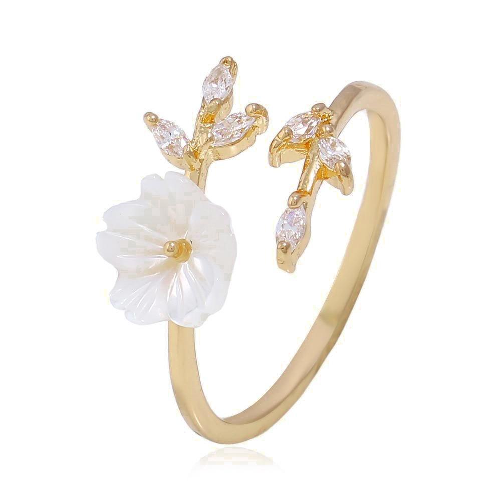 Flower Branch Ring - 