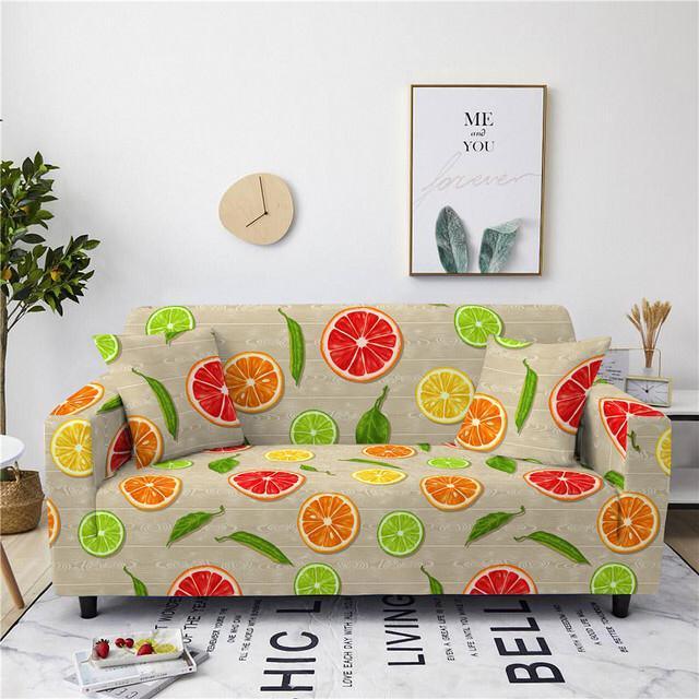 Fruit Patterns Bohemian Couch Covers | Boho Sofa Cover - 