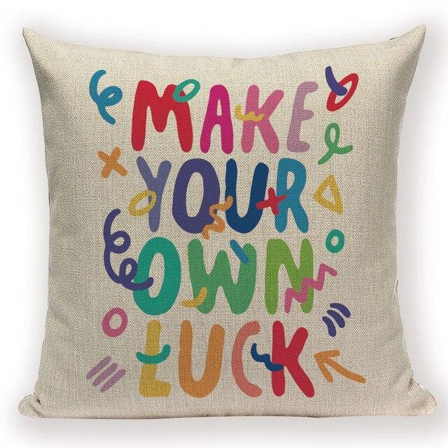 Funny Quote Cushion Covers - 