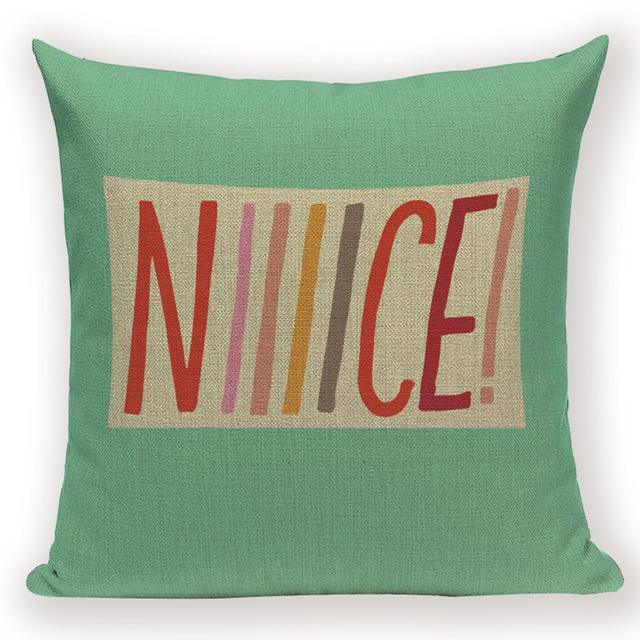 Funny Quote Cushion Covers - 