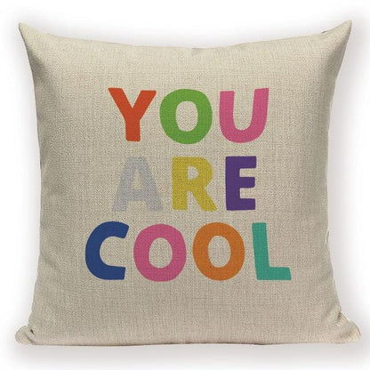 Funny Quote Cushion Covers - 