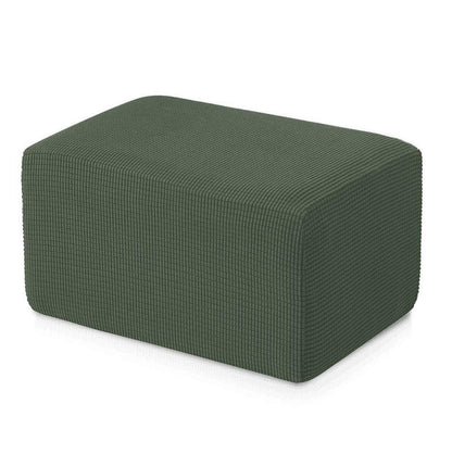 High Quality Plaid Ottoman Slipcover - 