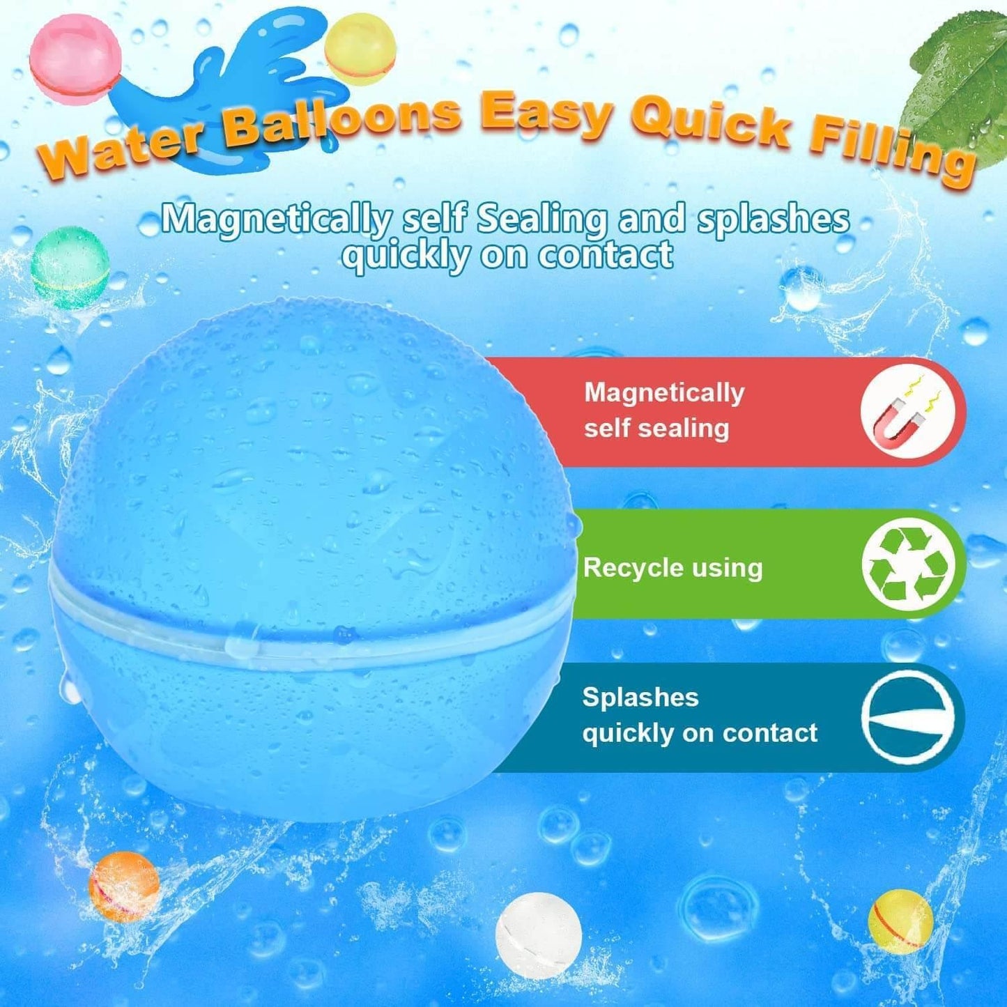 HOT SALE Reusable Water Bomb Balloons Save 62% Off