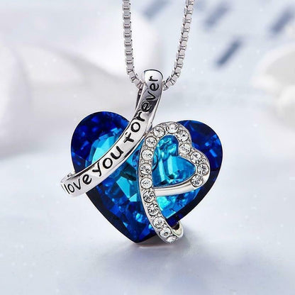 I Love You Forever Heart Necklace