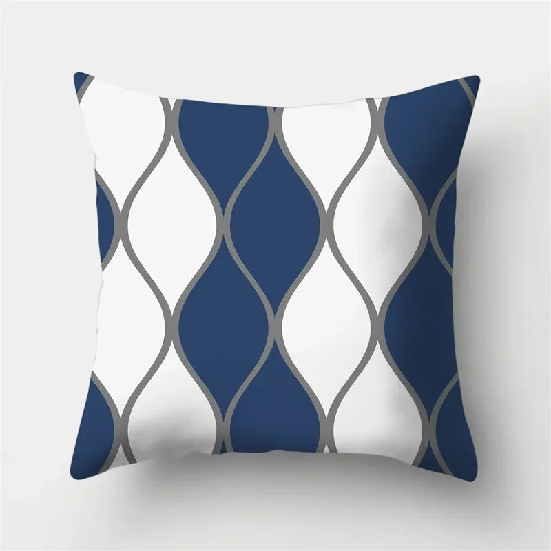 Cozy Geometric Pillow Cover