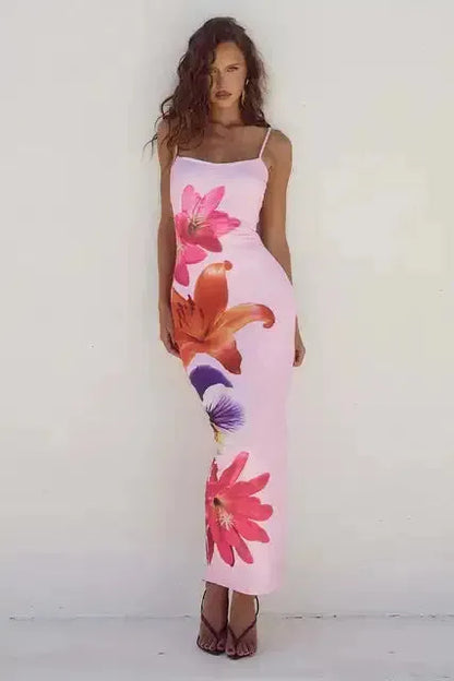 Summer Floral Maxi Dress