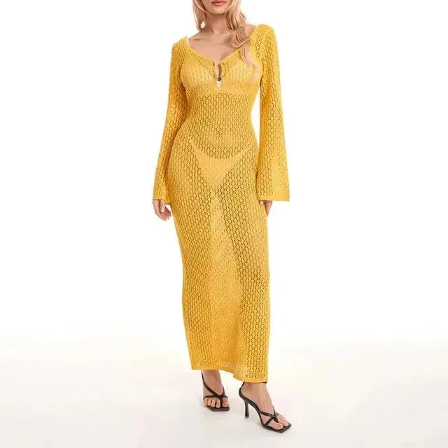 Beachside Charm Knit Cover-Up