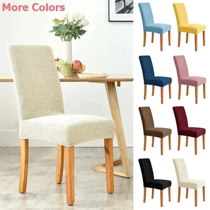 Ultimate Savings 8pcs EverClean™ Modern Waterproof Stretch Dining Chair Covers