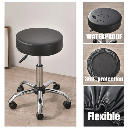 Waterproof Round Bar Stool Chair Protector