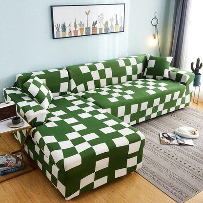 L Shape Elastic Sofa Cover