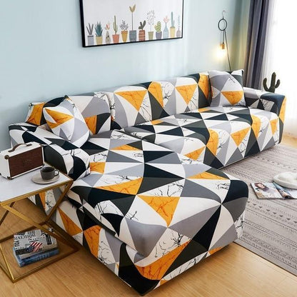 L Shape Elastic Sofa Cover