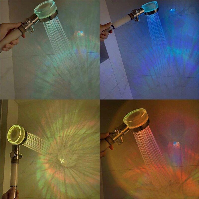 LED High-Pressure Shower Head SPA-LIKE EXPERIENCE AT HOME