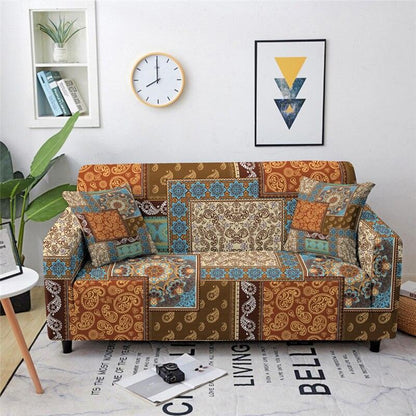 Mandala Elastic Stretch Sofa/Couch Cover