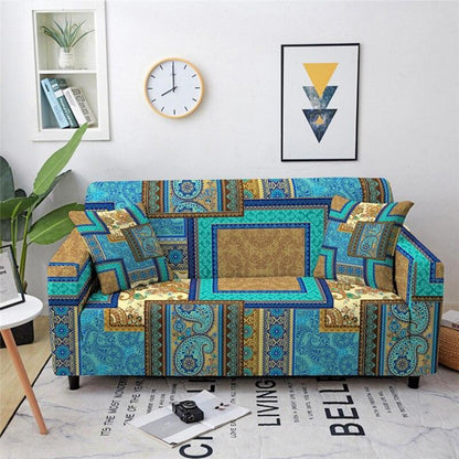 Mandala Elastic Stretch Sofa/Couch Cover