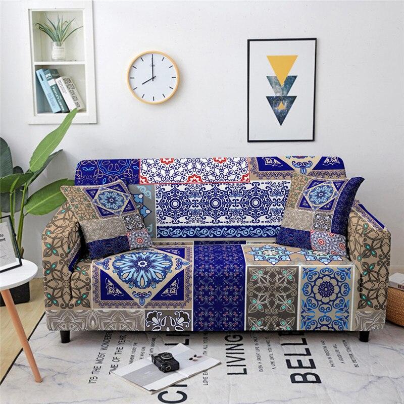 Mandala Elastic Stretch Sofa/Couch Cover - 